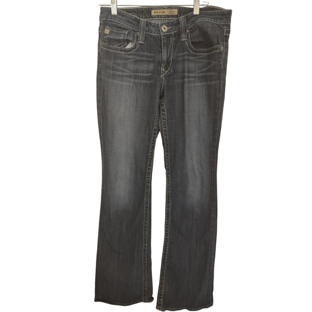 Big Star Maddie Mid Rise Boot Cut Jeans 29XL Cowgirl Rodeo‎ Western Normcore